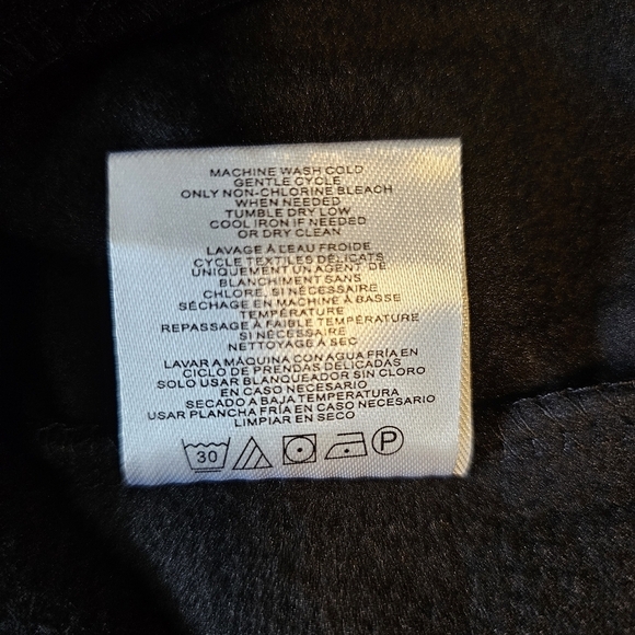 IZOD Men's Full Zip Fleece Lightweight Spring Jacket Black - Picture 9 of 10